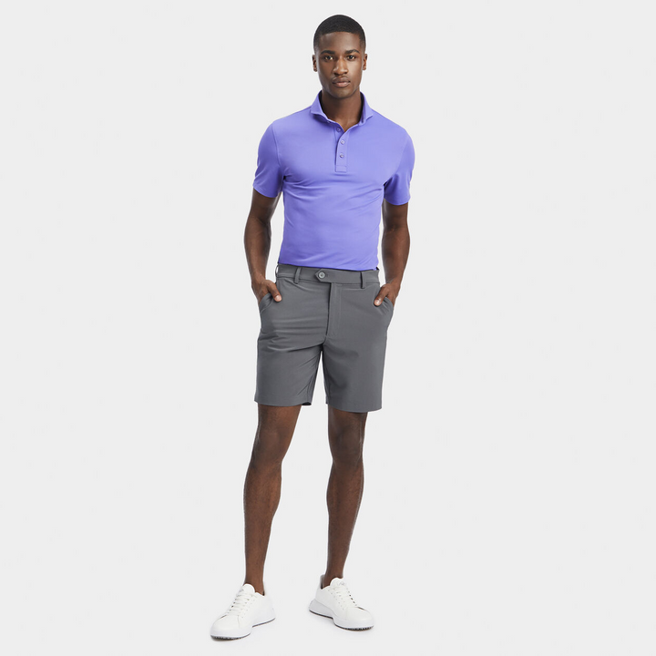 G/FORE MENS MAVERICK 4-WAY STRETCH SHORT - CHARCOAL