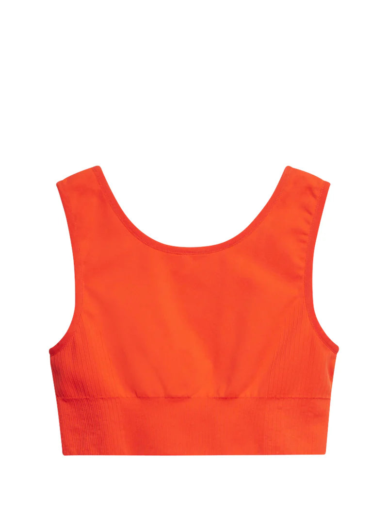 J.Lindeberg Womens Rafiki Top - Tangerine Tango