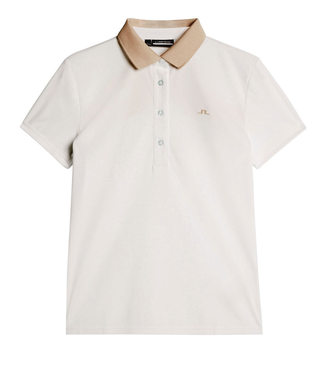 J.Lindeberg Womens Cassie Short Sleeve Polo - White