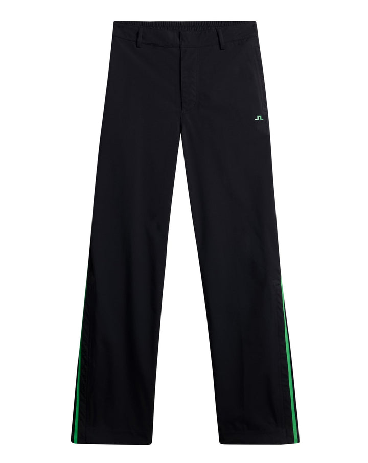 J.Lindeberg Womens Corey Rain Pants - Black / Green