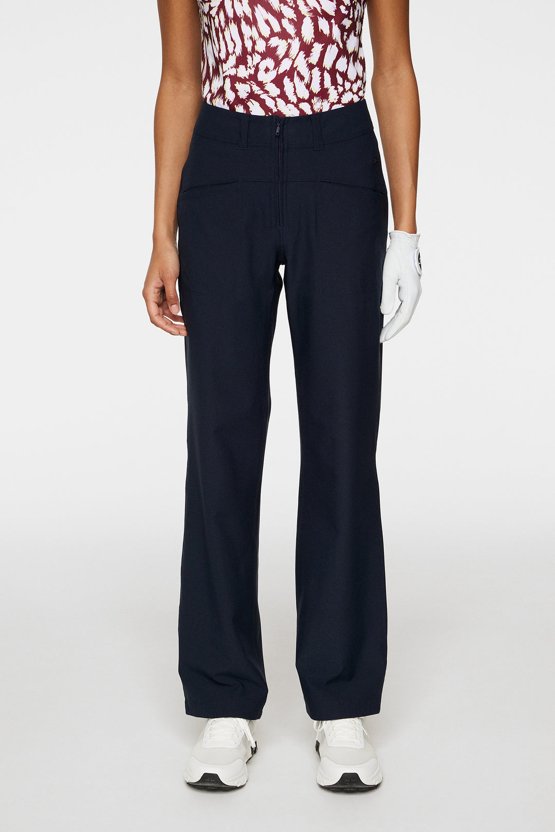 J.Lindeberg Womens Juna 4 Way Stretch Straight Fit Pant - JL Navy