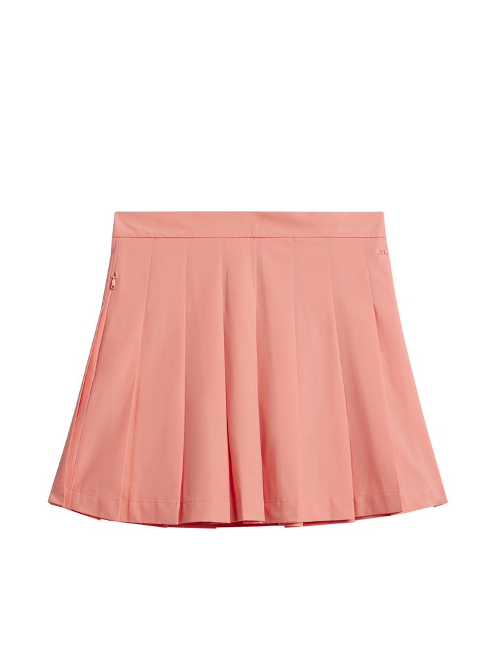 J.Lindeberg Womens Adina Skirt - Burnt Coral