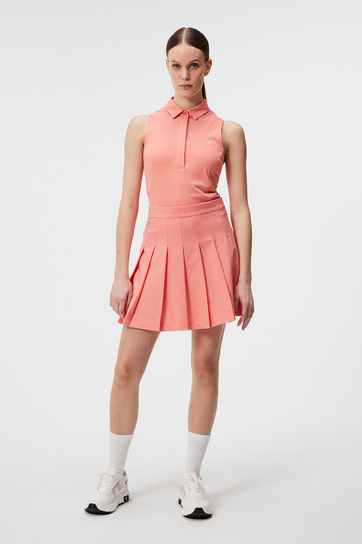 J.Lindeberg Womens Adina Skirt - Burnt Coral