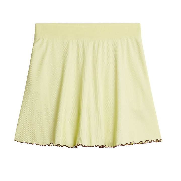 J.Lindeberg Womens Anja Skirt - Pale Lime Yellow