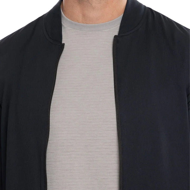 TRAVIS MATHEW HIGHWAYMAN FULL ZIP JACKET - BLACK