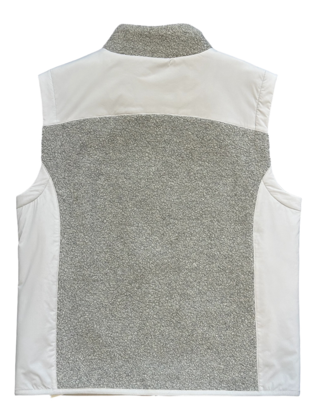 G/FORE MENS ITALIAN WOOL BLEND SHERPA VEST - NIMBUS