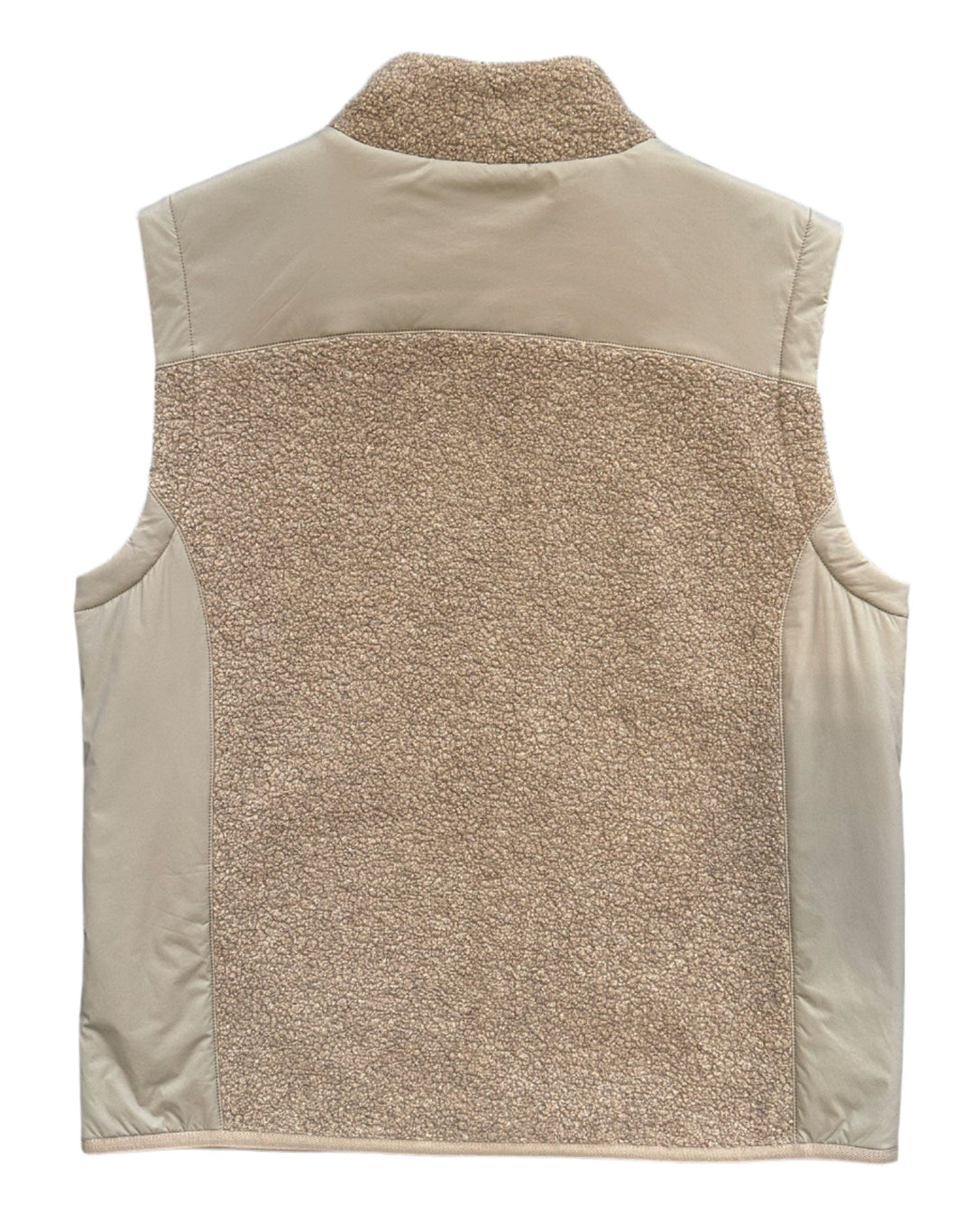 G/FORE MENS ITALIAN WOOL BLEND SHERPA VEST - DUNE