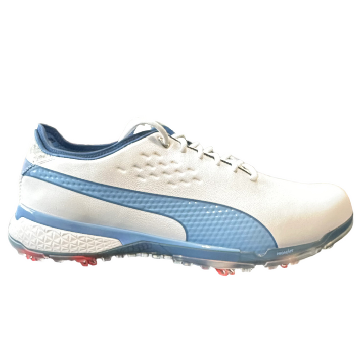 Puma Men's TOUR LTD EDITION PROTOTYPE- IGNITE PROADAPT X SIGNATURE REQUIRED - PUMA WHITE / ALLUER-FEDERAL BLUE