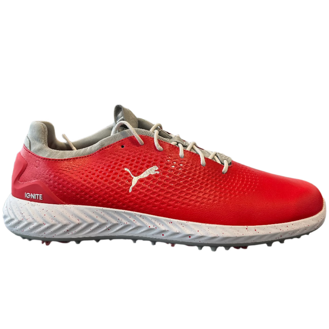 Puma Men's TOUR LTD EDITION RYDER CUP- IGNITE PWRADAPT LEATHER GOLF SHOES  - PUMA RED