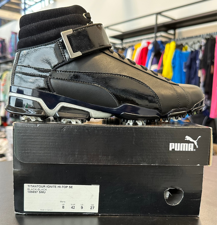 Puma Men's TOUR LTD EDITION PROTOTYPE- IGNITE TITAN TOUR HI-TOP GOLF SHOES  - PUMA BLACK