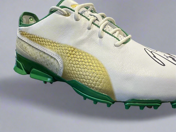 Puma Men's TOUR - WASTE MANAGEMENT LTD EDITION RICKIE FOWLER SIGNED IGNITE PROADAPT Golf Shoes - WHITE / TEAM GOLD