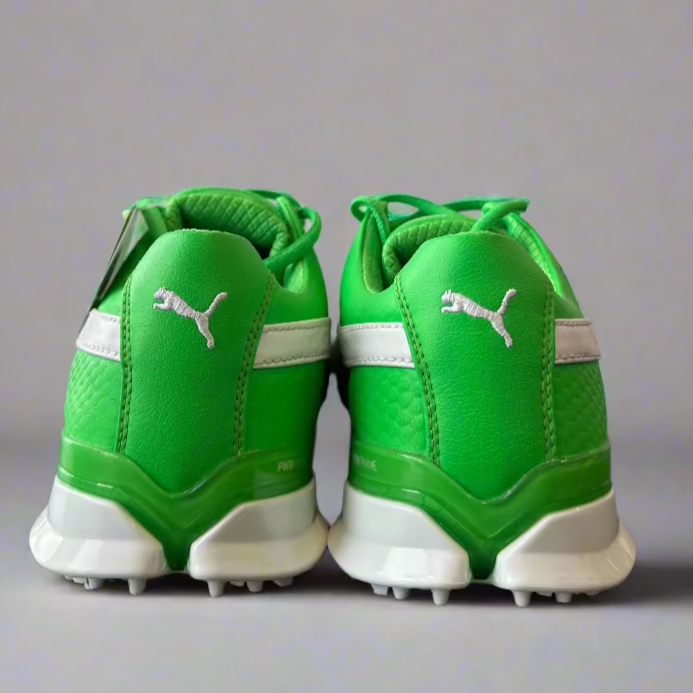 Puma Men's TOUR RICKIE FOWLER AUGUSTA - IGNITE PROADAPT LEATHER Golf Shoes - AUGUSTA GREEN /WHITE