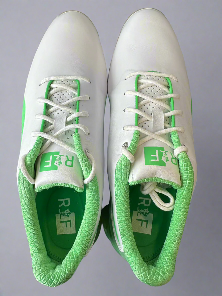 Puma Men's TOUR (RICKIE FOWLER) IGNITE PROADAPT DELTA LEATHER Golf Shoes - IRISH GREEN / WHITE