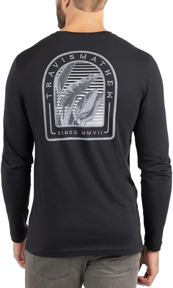 TRAVIS MATHEW LEARN THE ROPES LONG SLEEVE - BLACK