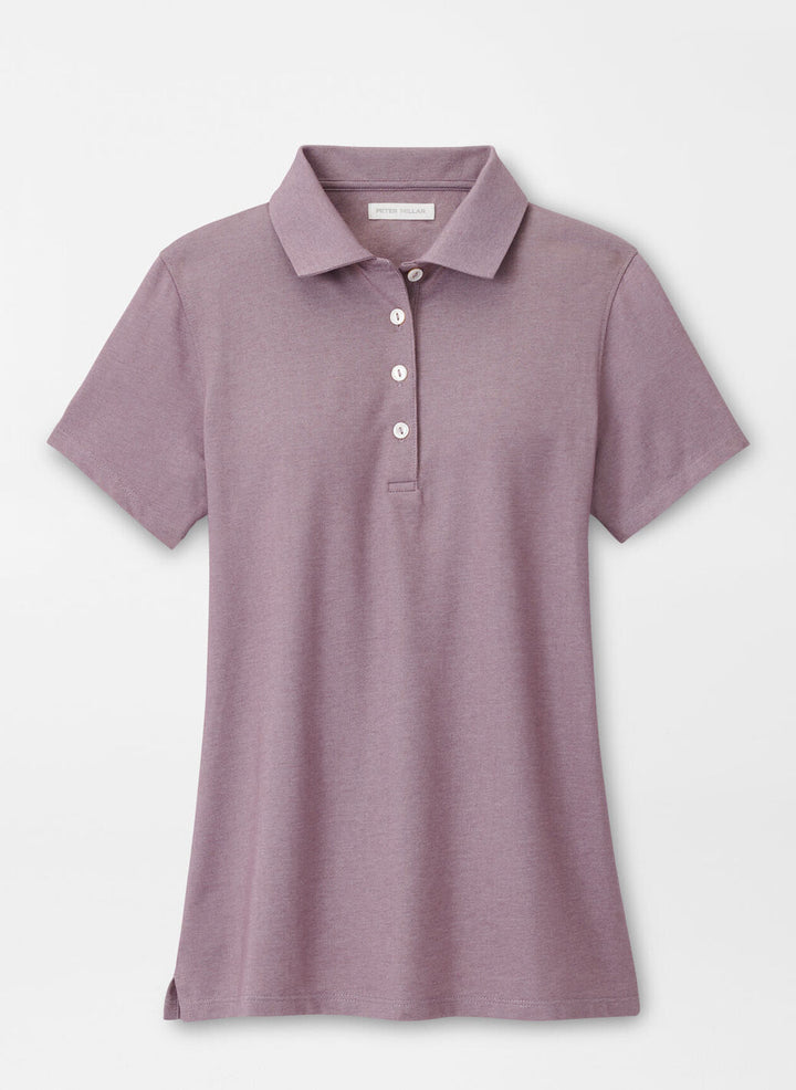 Peter Millar Womens Albatross Polo - PARISIAN FIG