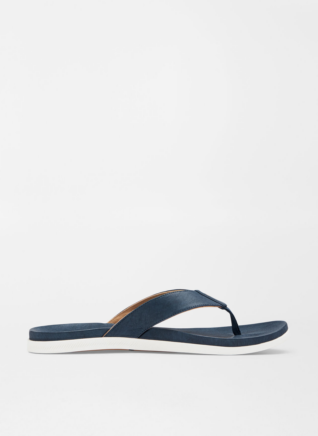 Peter Millar Men's Hyperlight Slide Nubuck Flip Flop - NAVY