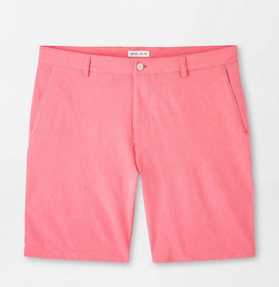 Peter Millar Mens Classic Fit Shackleford Performance Hybrid Short - HULA PINK