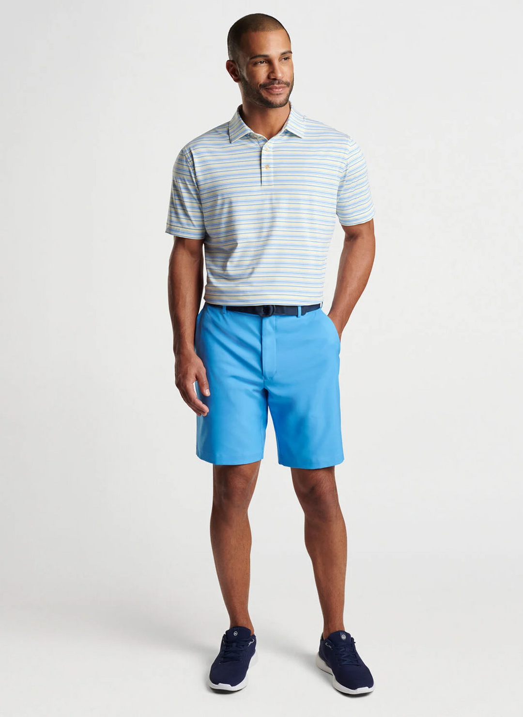 Peter Millar Mens Classic Fit Salem Performance Short - LIBERTY BLUE