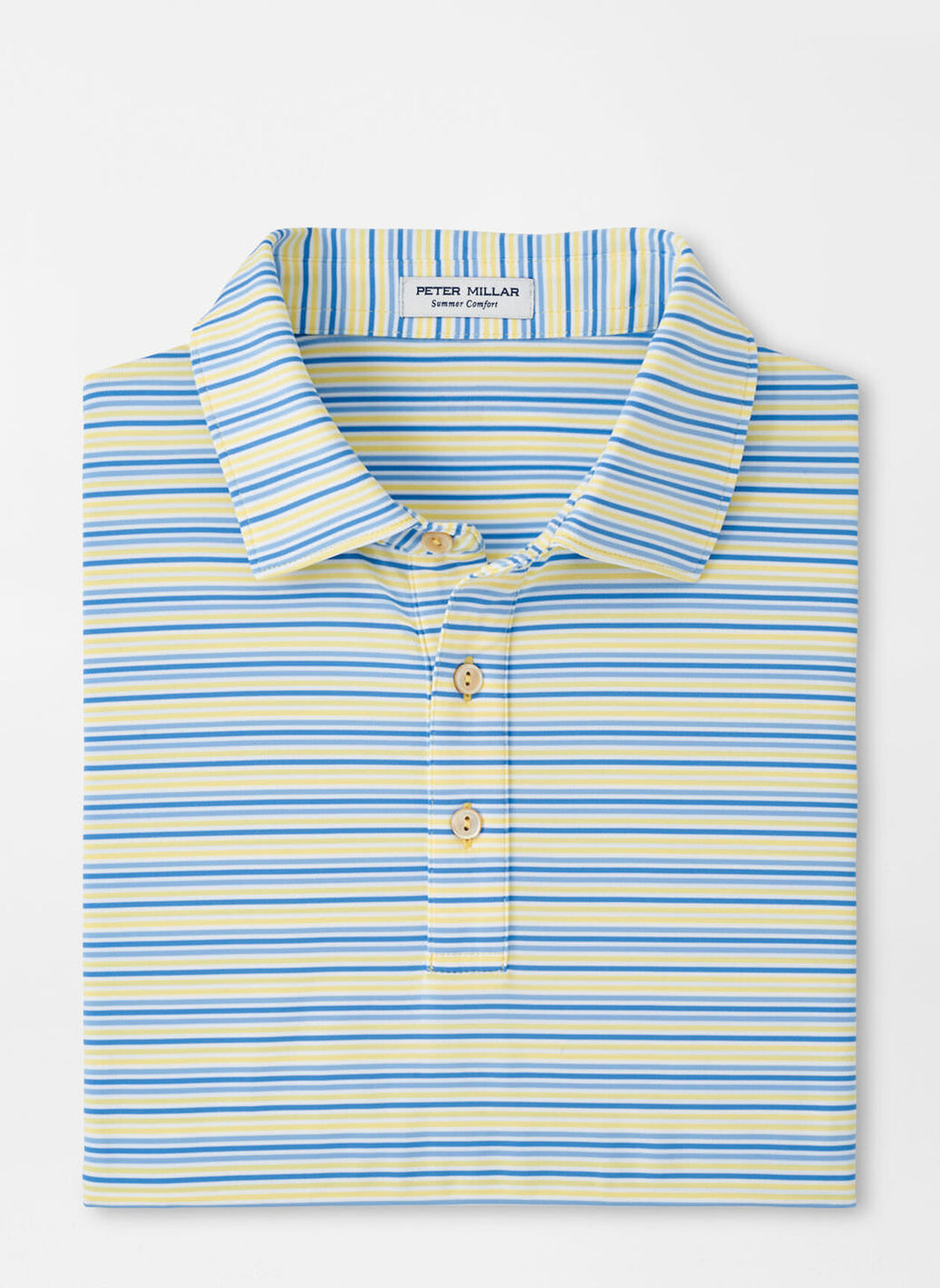 Peter Millar Mens Classic Fit Clifton Performance Jersey Polo - COLADA