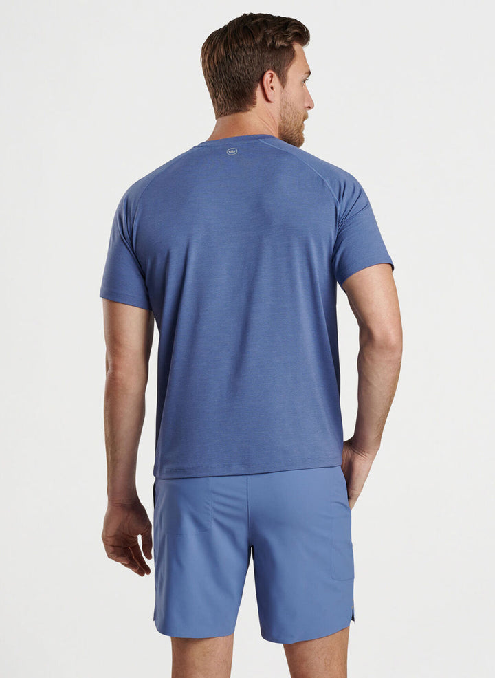 Peter Millar Mens Aurora Performance T-Shirt - ASTRAL BLUE