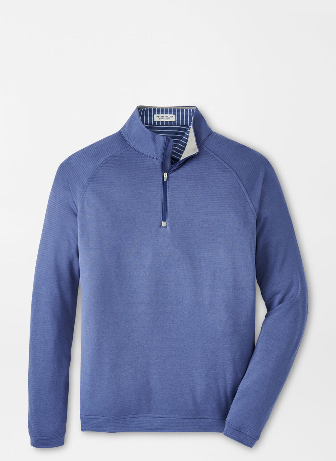 Peter Millar Mens Classic Fit Beaumont Performance Quarter-Zip - ASTRAL BLUE