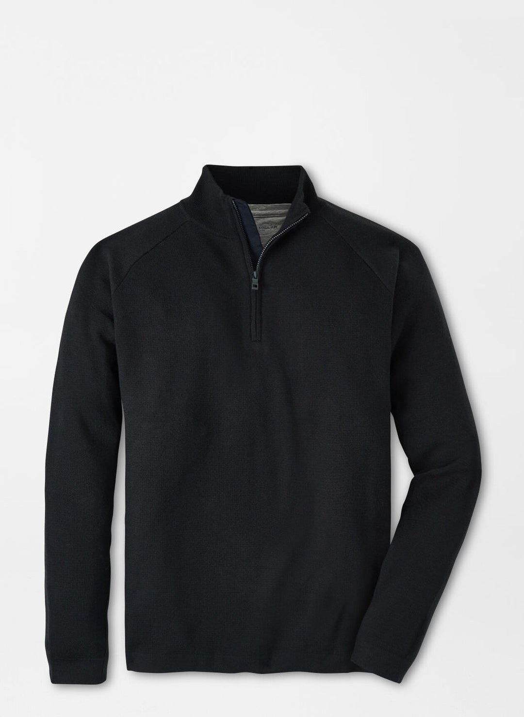 Peter Millar Mens Classic Fit Holmes Quarter-Zip Sweater - IRON