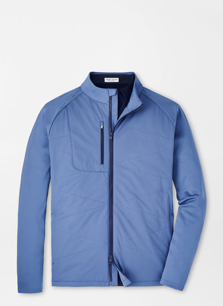 Peter Millar Mens Classic Fit Merge Hybrid Jacket - ASTRAL BLUE