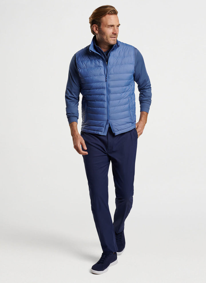 Peter Millar Mens  Classic Fit All Course Vest - ASTRAL BLUE