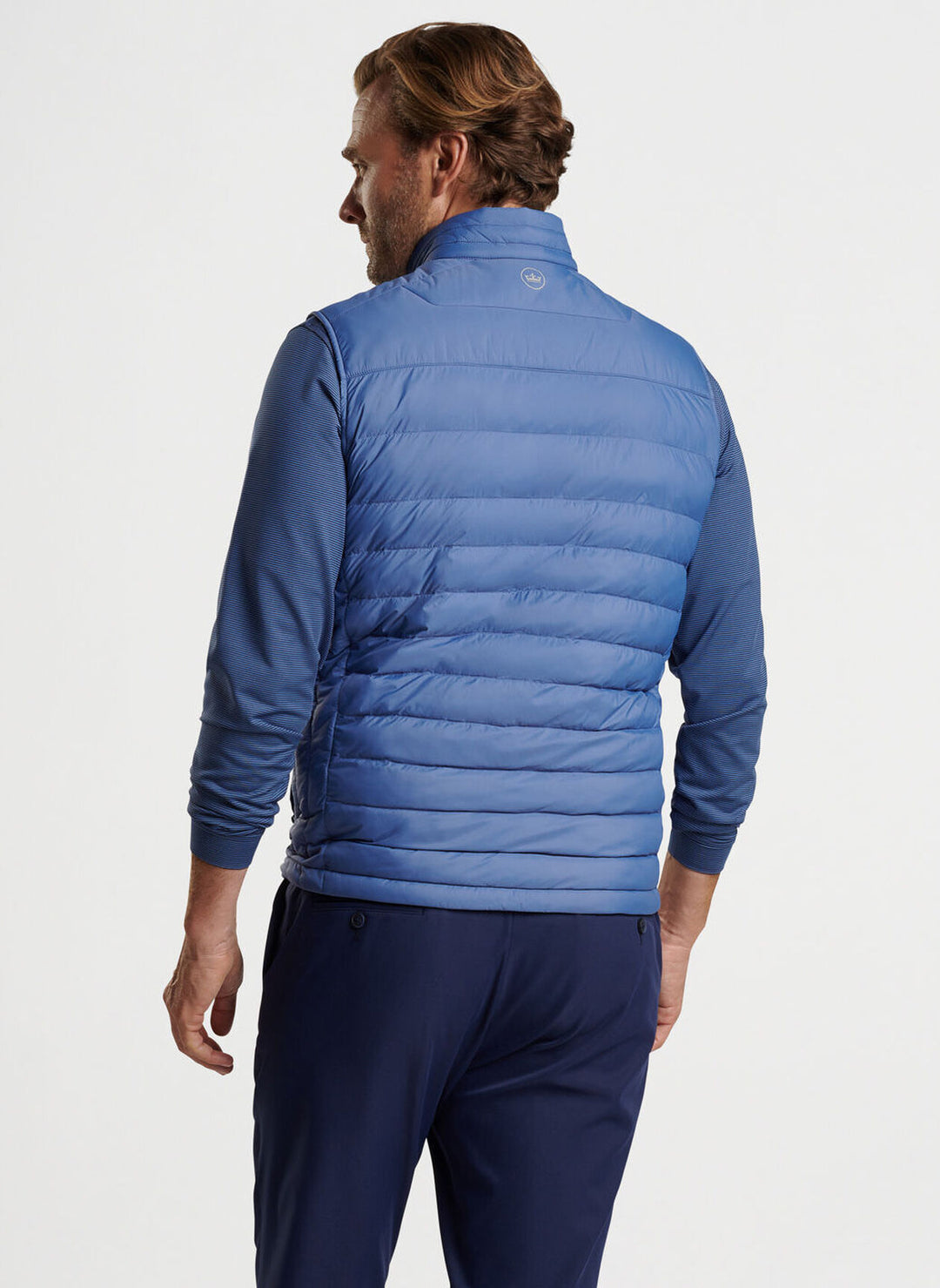 Peter Millar Mens  Classic Fit All Course Vest - ASTRAL BLUE