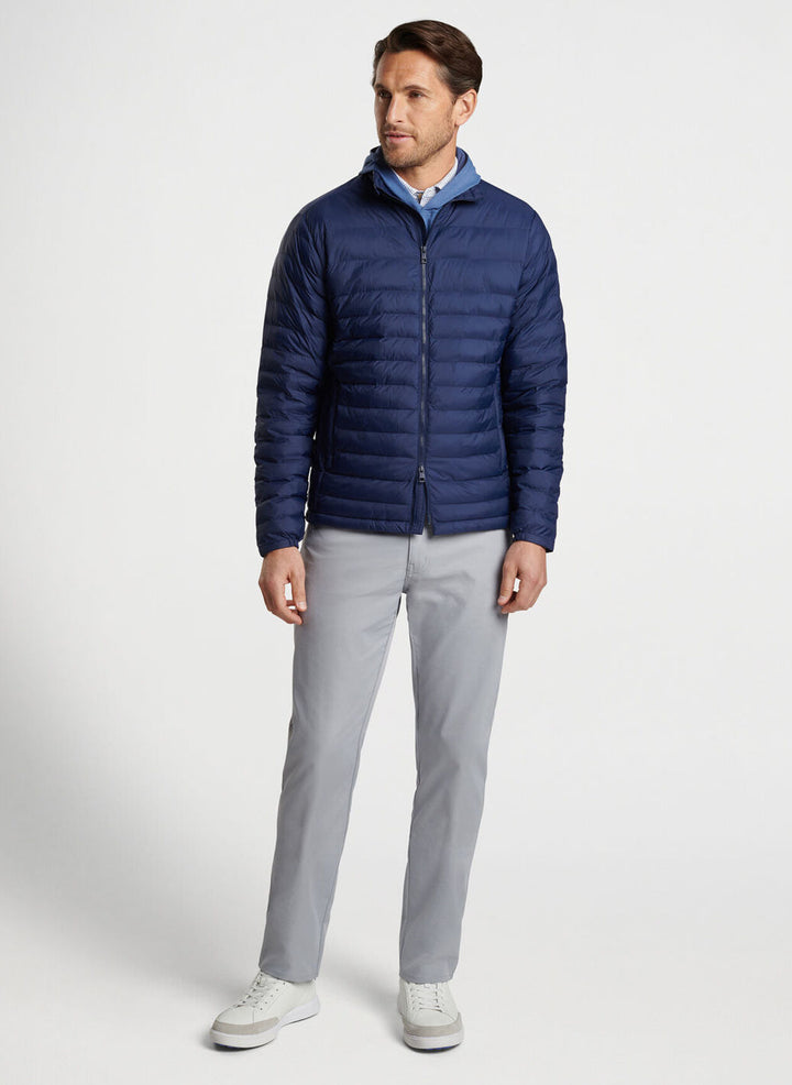 Peter Millar Mens Classic Fit All Course Jacket - NAVY