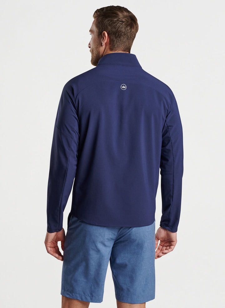 Peter Millar Mens Classic Fit Winter Wind Gust Jacket - NAVY