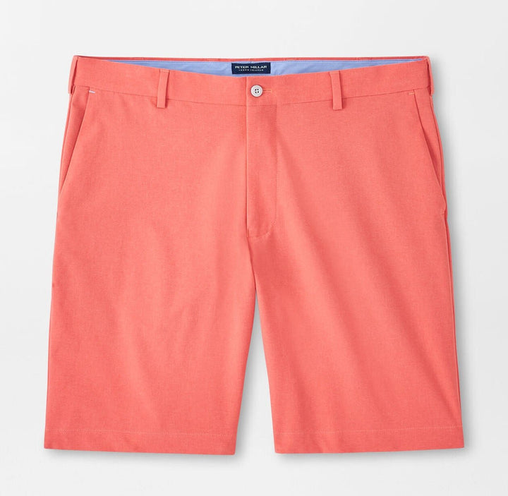 Peter Millar Mens Tailored Fit Surge Performance Short - SCARLET LILY