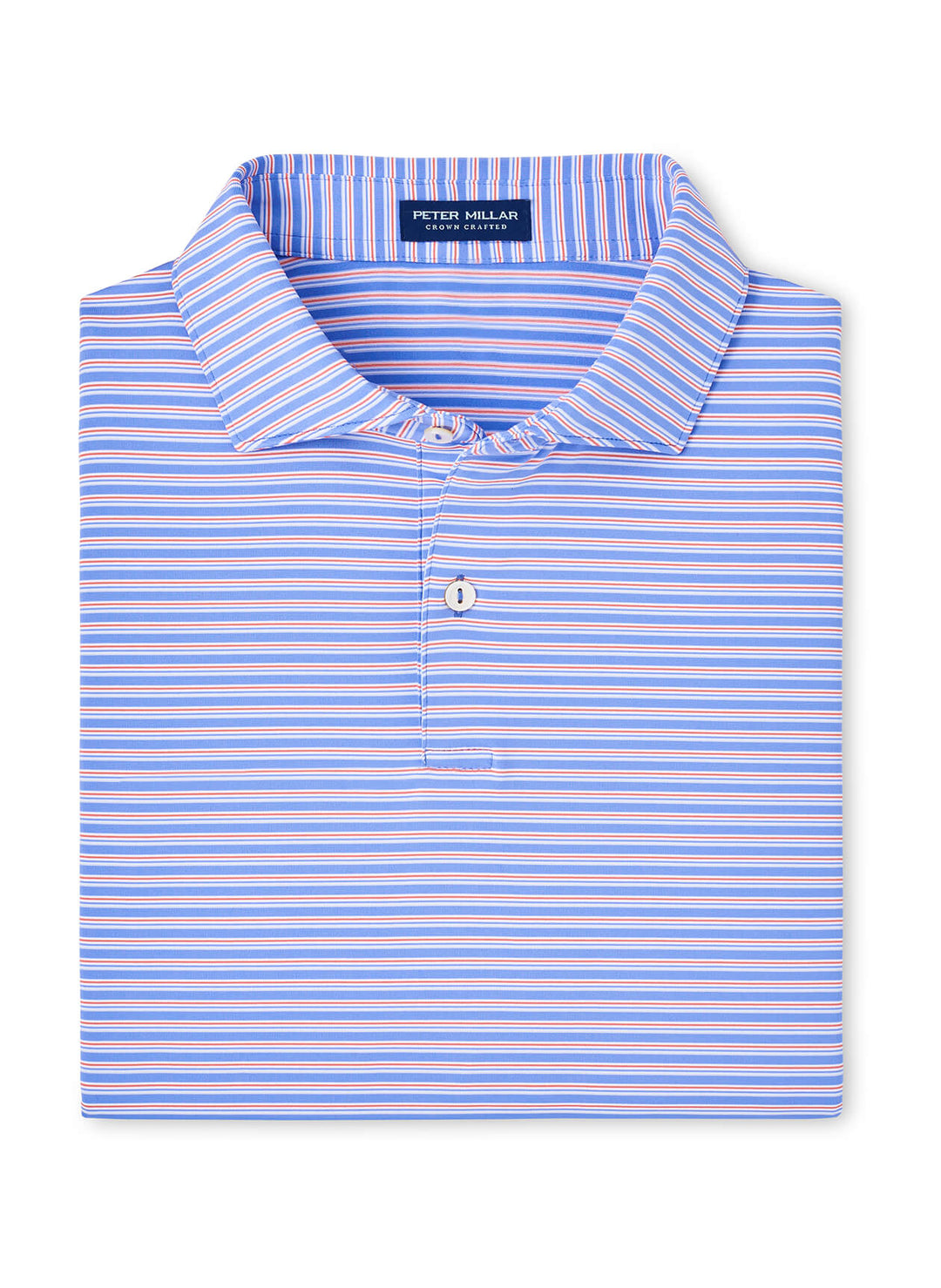 Peter Millar Mens Tailored Fit Bowen Performance Jersey Polo - ELIXIR