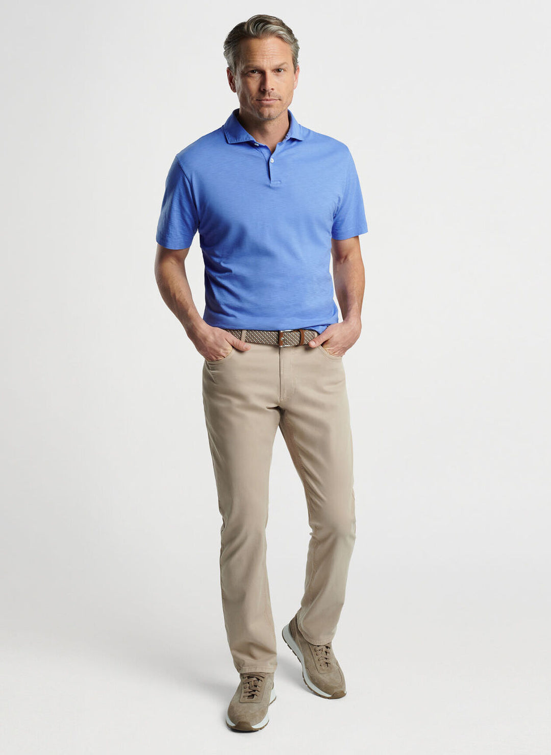 Peter Millar Mens Tailored Fit Journeyman Polo - ELIXIR