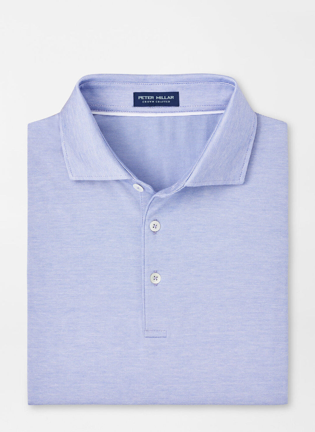 Peter Millar Mens Tailored Fit Excursionist Flex Polo - LAVENDER FOG