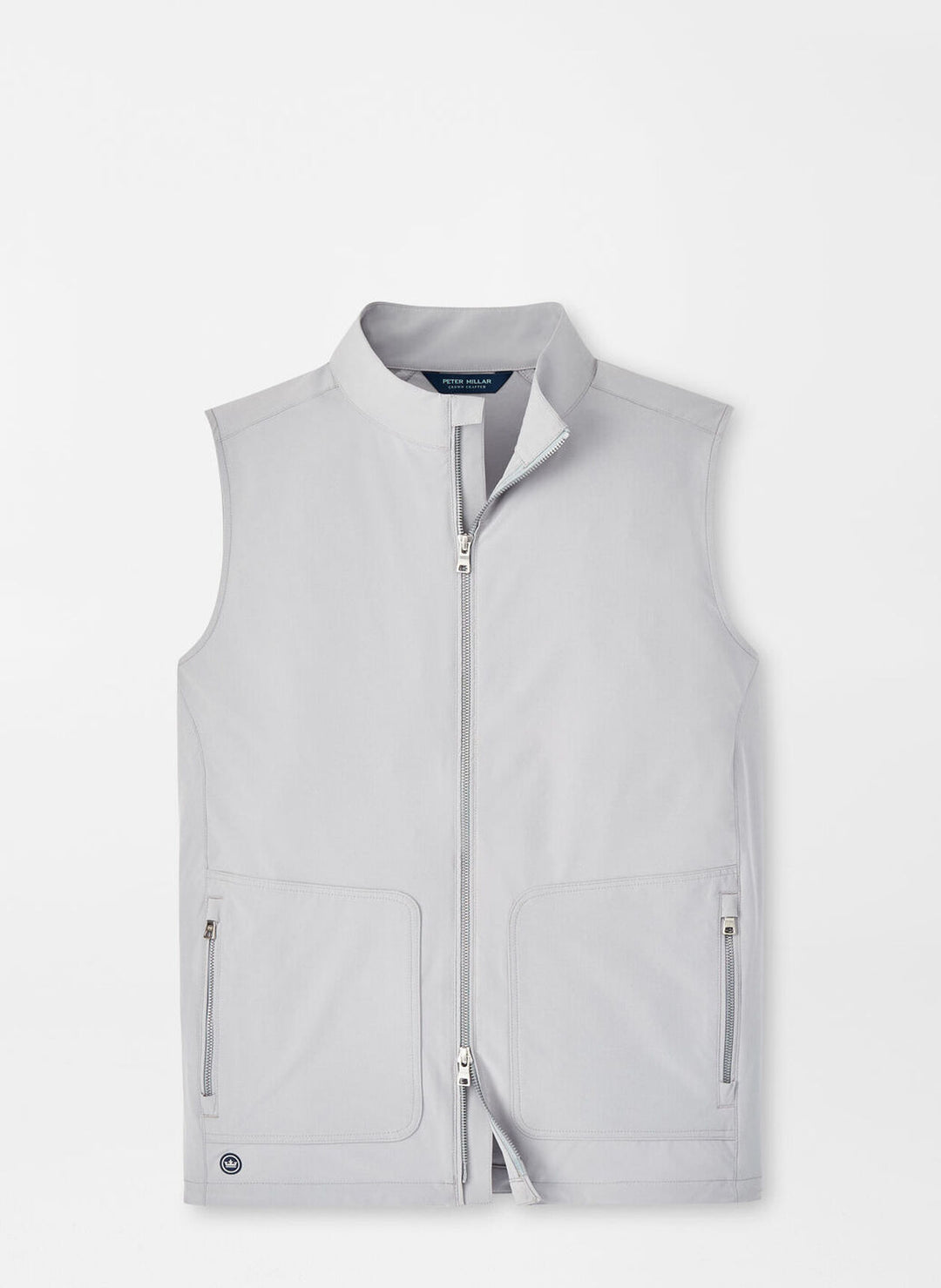 Peter Millar Mens Tailored Fit Contour Vest - GALE GREY