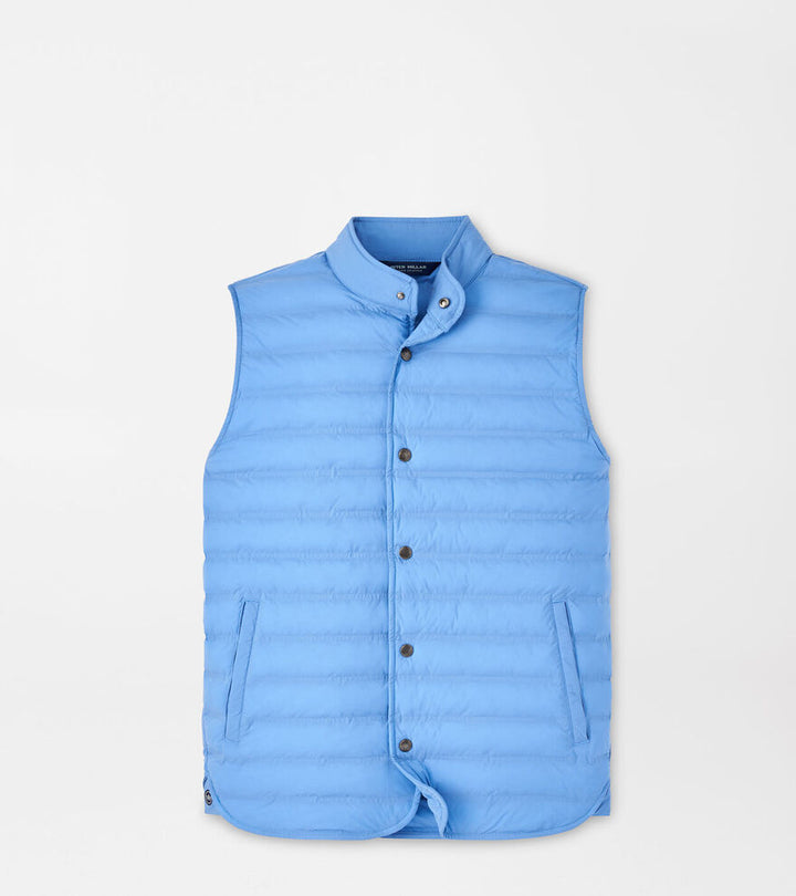 Peter Millar Mens Tailored Fit Regent Vest - BROOK BLUE