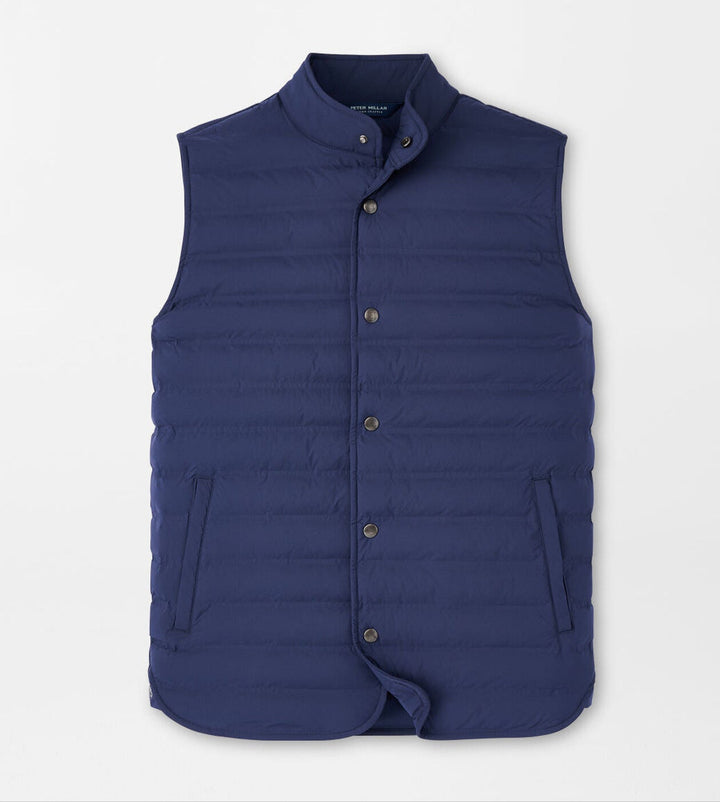 Peter Millar Mens Tailored Fit Regent Vest - NAVY