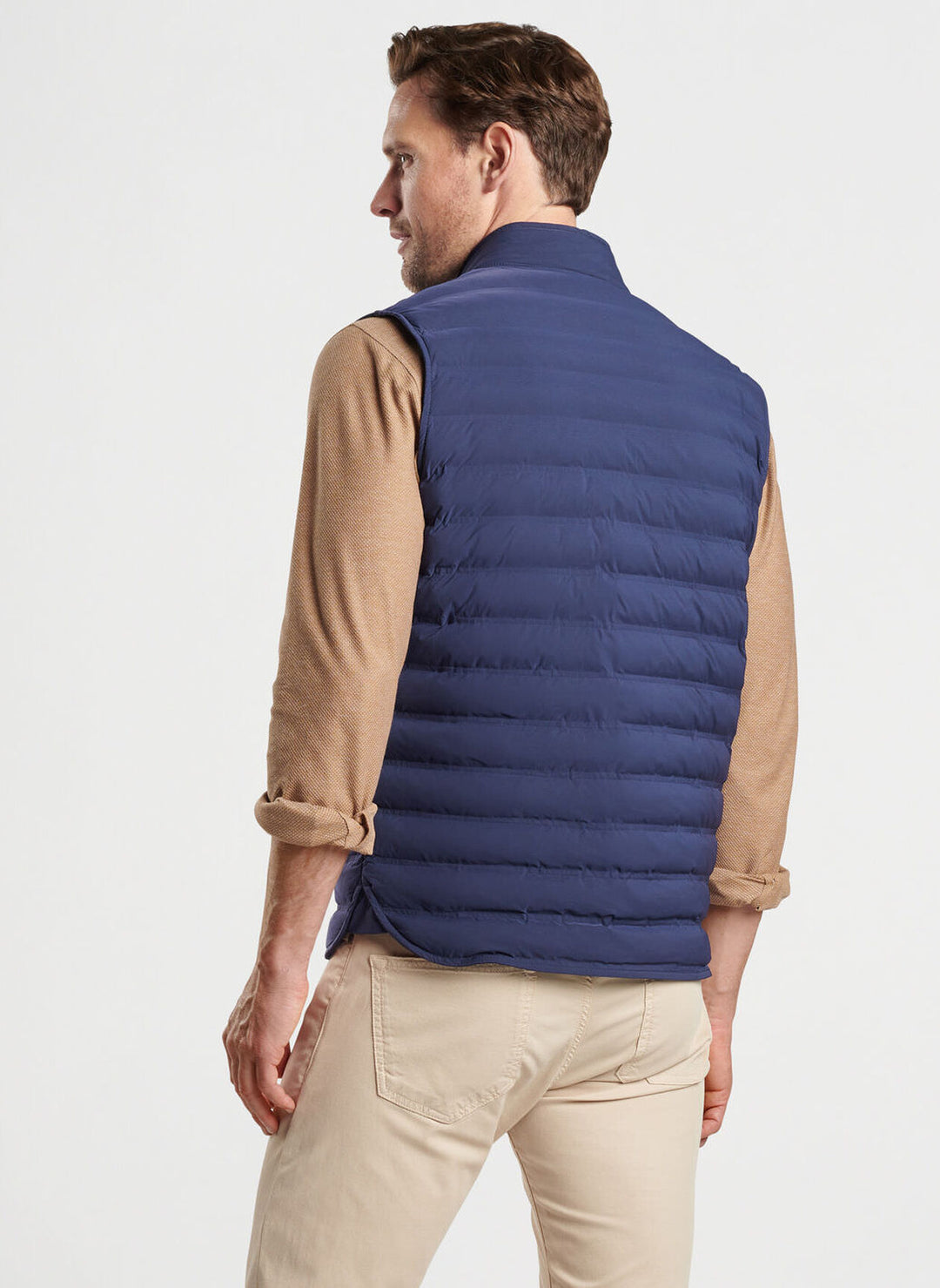 Peter Millar Mens Tailored Fit Regent Vest - NAVY