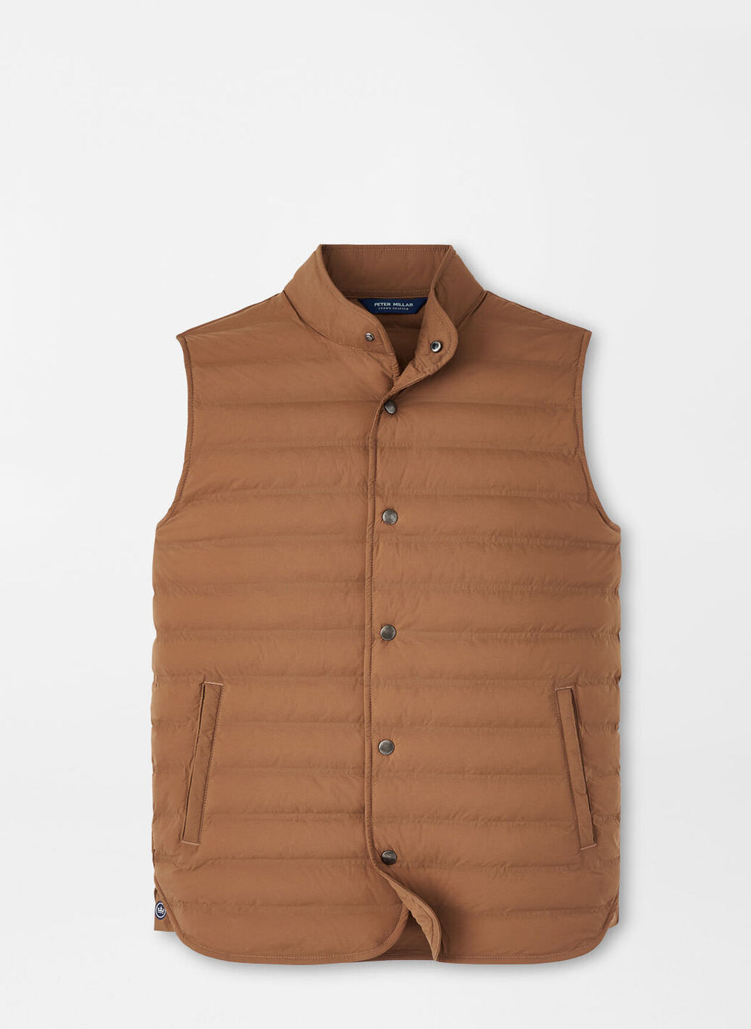 Peter Millar Mens Tailored Fit Regent Vest - WALNUT