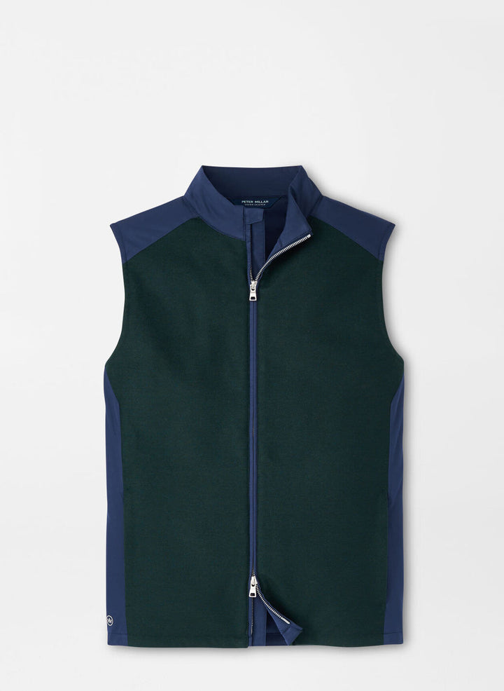 Peter Millar Mens Tailored Fit Cambridge Wool Vest - LACINATO