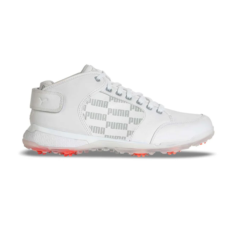 Puma Men's LTD EDITION (Rickie Fowler) PROADAPT Delta Mid Golf Shoes - PUMA WHITE /