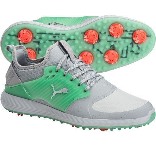 Puma Men's TOUR LTD EDITION- IGINITE PWRAdapt Caged FLASH FM TOUR Golf Shoes - HIGH RISE / ISLAND GREEN