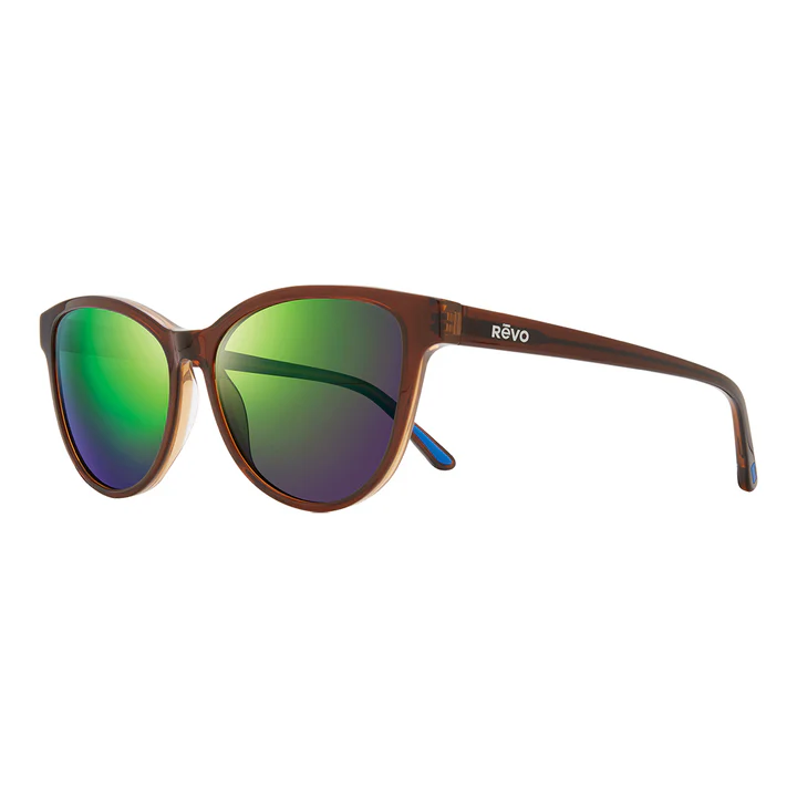 Revo Women's Daphne | Eco-friendly Polarized Sunglasses -  Brown/Evergreen