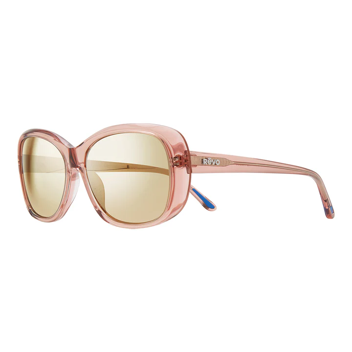 Revo WOMEN'S Sammy Eco-friendly Polarized Sunglasses -Crystal Mauve/Champagne