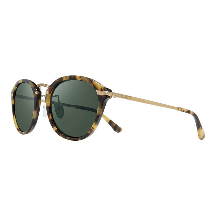 Revo UNISEX Quinn | Glass Lens Polarized Sunglasses - Tortoise/Smoky Green