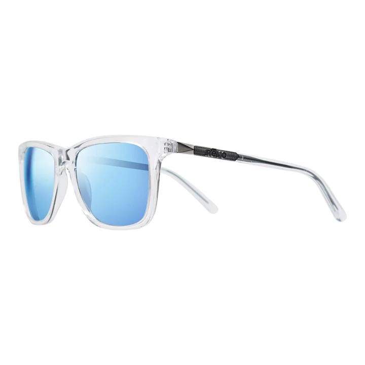 Revo Unisex COVE Poloraized Sunglasses - Crystal/Blue Water