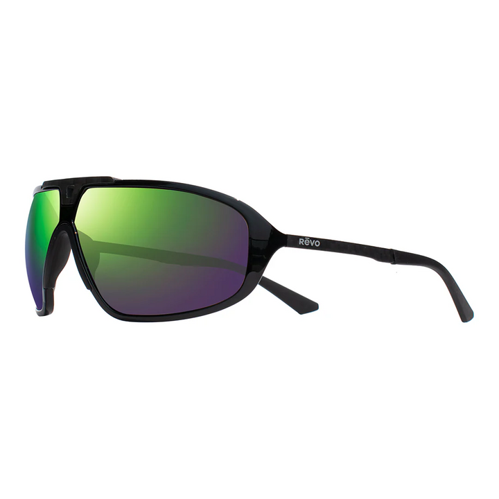 Revo Unisex FREESTYLE by Bode Miller Polarized Sunglasses- Shiny Black/Evergreen Photochromic