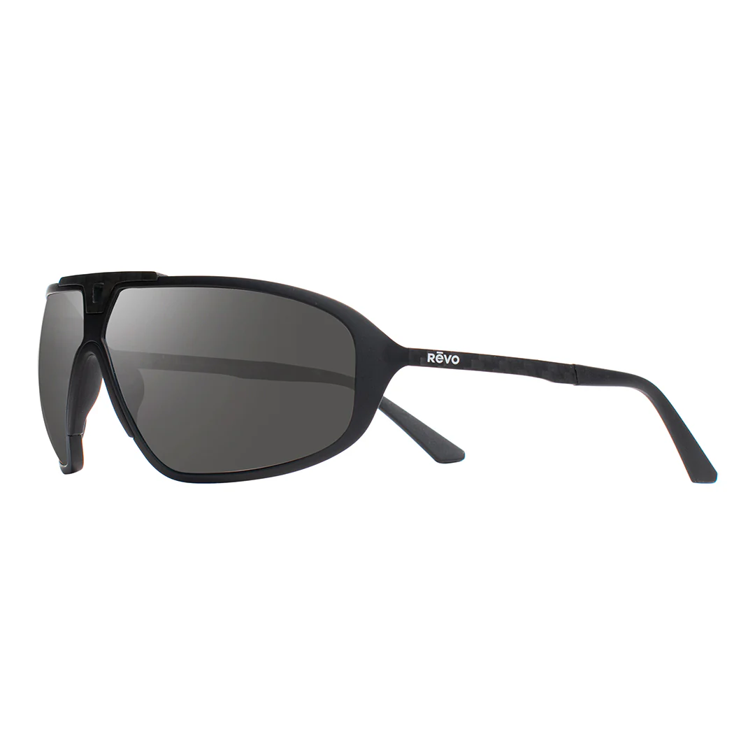 Revo Unisex FREESTYLE by Bode Miller Polarized Sunglasses - Matte Black/Graphite