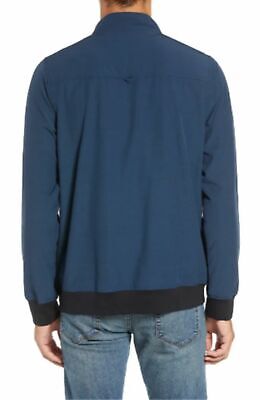 TRAVIS MATHEW RIDGLEY FULL ZIP JACKET - BLUE